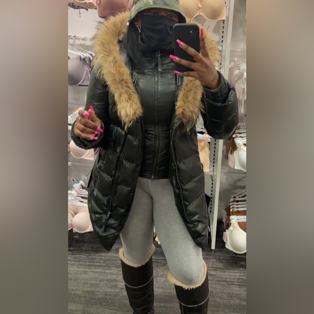 Army Green Mackage Winter Jacket